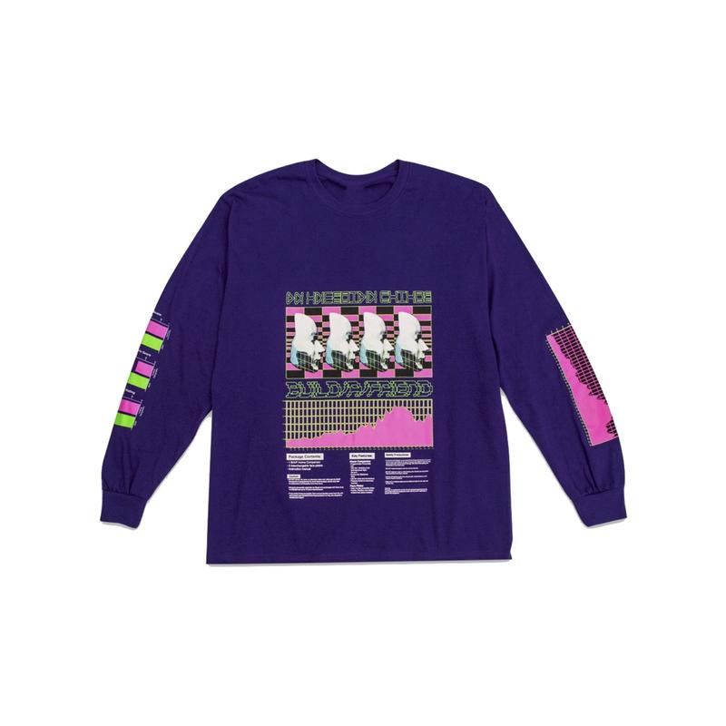 HALO Exclusive Uncertain Future Long Sleeve Tee Purple