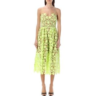 PORTRAIT LACE AZALEA SELF MIDI DRESS