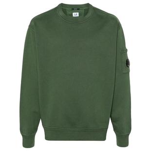 FLEECE DIAGONAL COTTON C.P. LENS COMPANY SWEATSHIRT