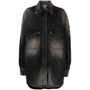 EFFECT THE LIGHTENED DENIM ATTICO COAT