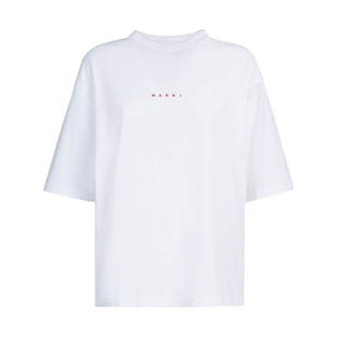 cotton MARNI print logo shirt