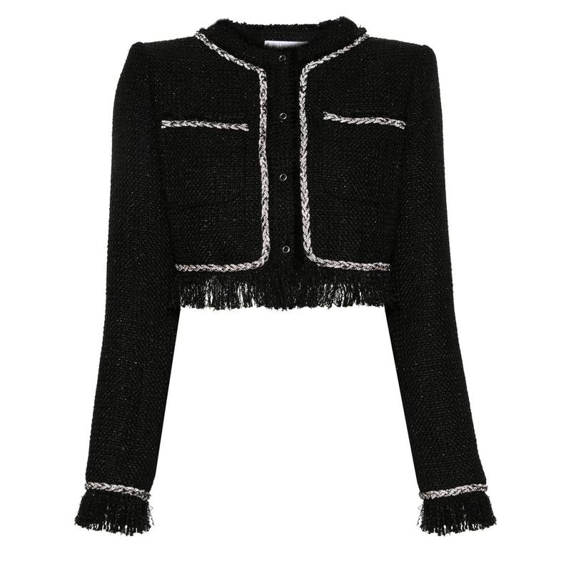 GIUSEPPE DI MORABITO CROPPED BOUCLÉ JACKET