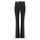 WITH LOGO ELISABETTA TROUSERS FRANCHI BLACK