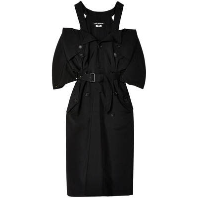 JUNYA WATANABE TRENCH-STYLE MIDI DRESS