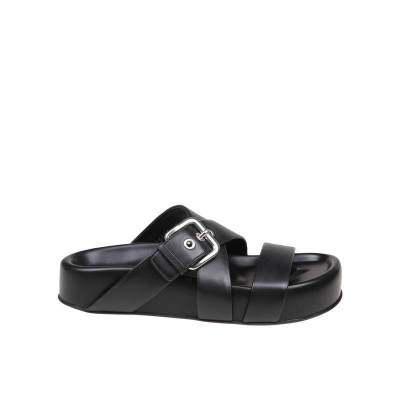 AGL LEATHER SLIDES