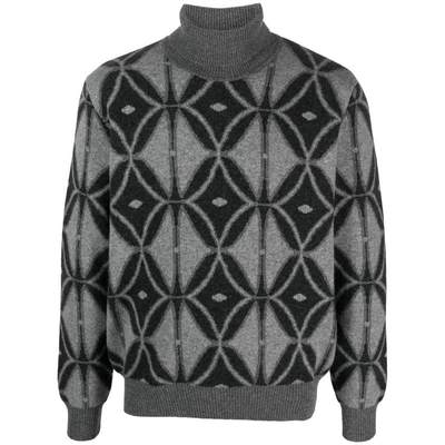 ETRO TURTLENECK SWEATER WITH INLAY MOTIF