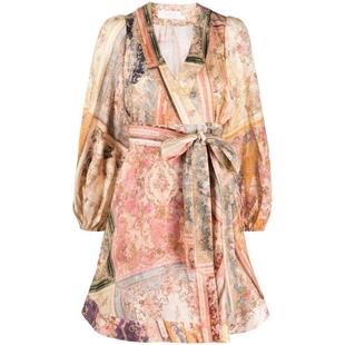 AUGUST ZIMMERMANN SHORT WRAP DRESS