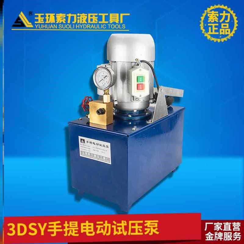 新款包邮3DSY手提电动试压泵机 D压力测试泵 管道试压泵 模具测压