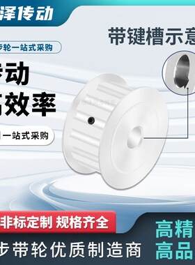同步轮H30齿AF齿宽21/27内孔14z1518/19/20同步带轮马达传动皮带