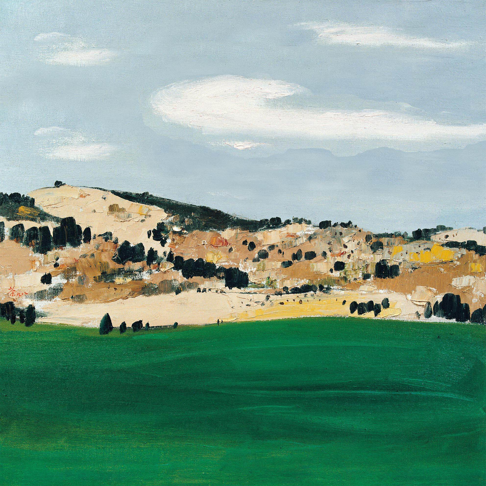 吴冠中装饰画江南水乡风景水墨画客厅装饰画现代简约中式挂画玄关