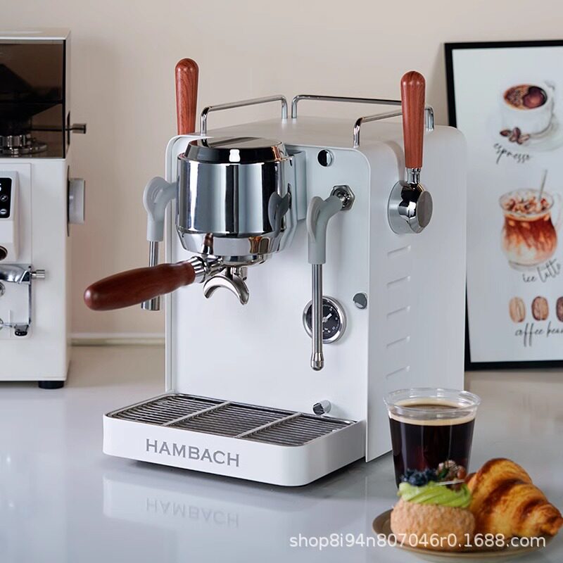Hambach汉巴赫百灵鸟7106半自动意式咖啡机家用用办公室小型浓缩