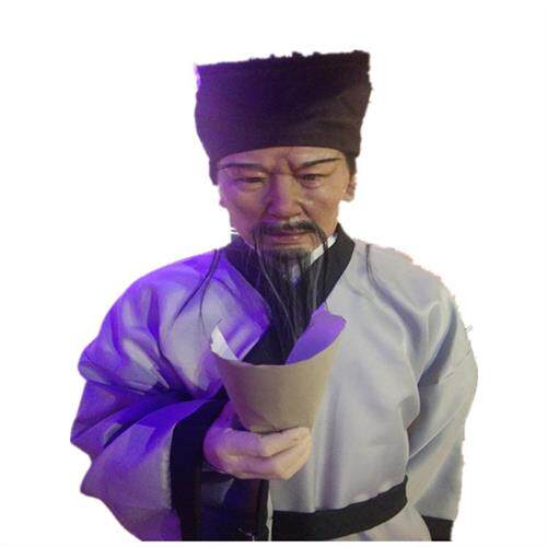 主题蜡像馆定制仿真人物泥塑泥人手工创意工艺品硅胶人像雕塑摆件