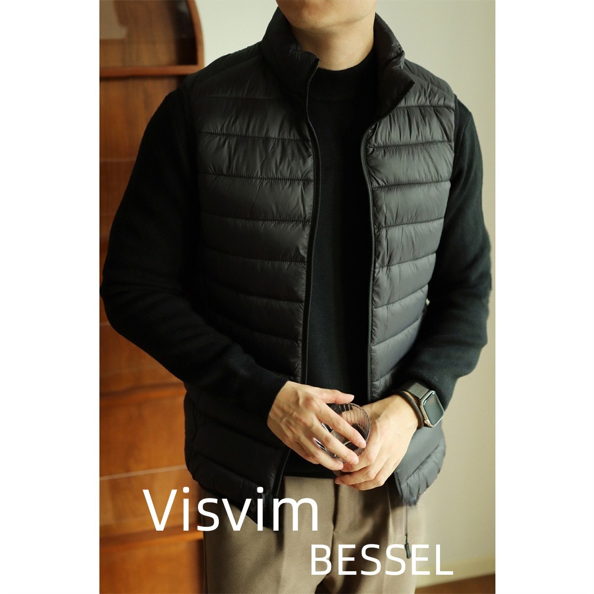 VISVIM BESSEL日式坎肩羽绒棉服马甲男士衣服百搭休闲秋冬季外套,男装,常规马甲,淘宝优惠券,粉丝福利购,淘宝优惠卷