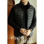 VISVIM 外套 衣服百搭休闲秋冬季 BESSEL日式 坎肩羽绒棉服马甲男士