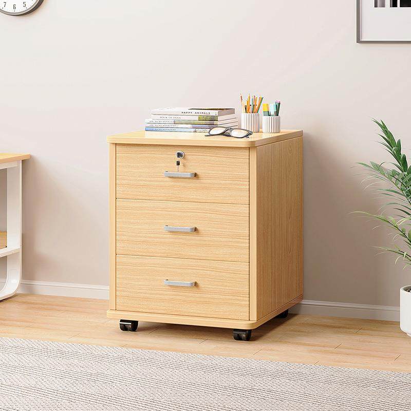 文件柜办公室木质带锁小柜子移动收纳柜抽屉柜带轮桌下储物柜矮柜,商业/办公家具,办公储物柜,淘宝优惠券,粉丝福利购,淘宝优惠卷
