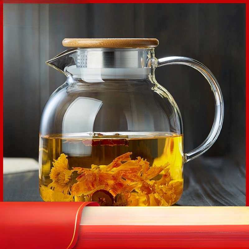 玻璃茶壶耐高温加厚茶水分离电陶炉烧水家用花茶大泡茶壶茶具套装