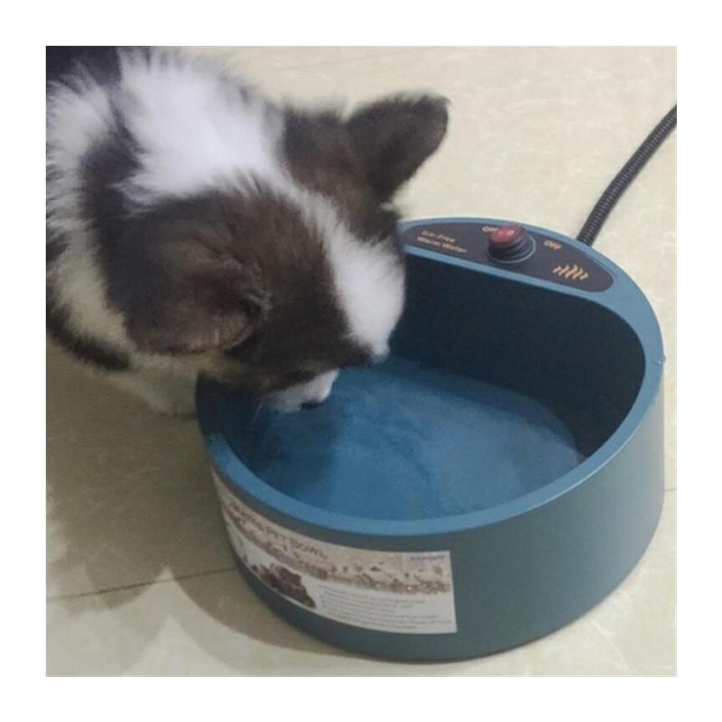 外贸新款宠物h用品 加热碗狗狗塑料碗热水饮水器自动恒温