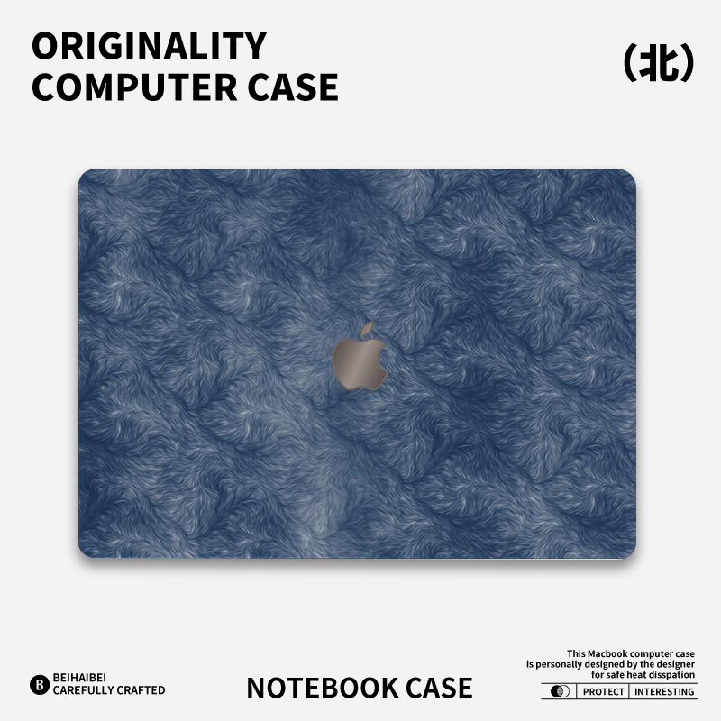 ins毛绒绒适用于苹果华为电脑mac笔记本电脑2025新款M2pro15寸macbook15保护壳macbookair13膜M3轻薄冰晶壳