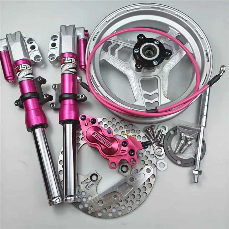 电动车30/33芯N1S改装前减震9号M95cE80满天P星12寸前减震一套碟