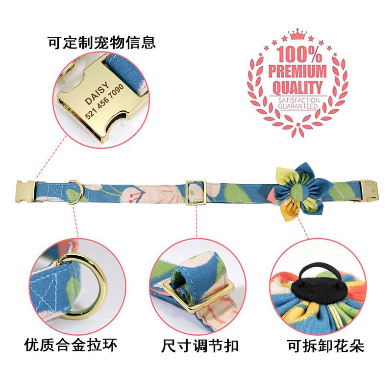 宠物狗狗项圈可爱狗牌定制刻字防丢吊牌中小型法斗大型犬金毛脖圈