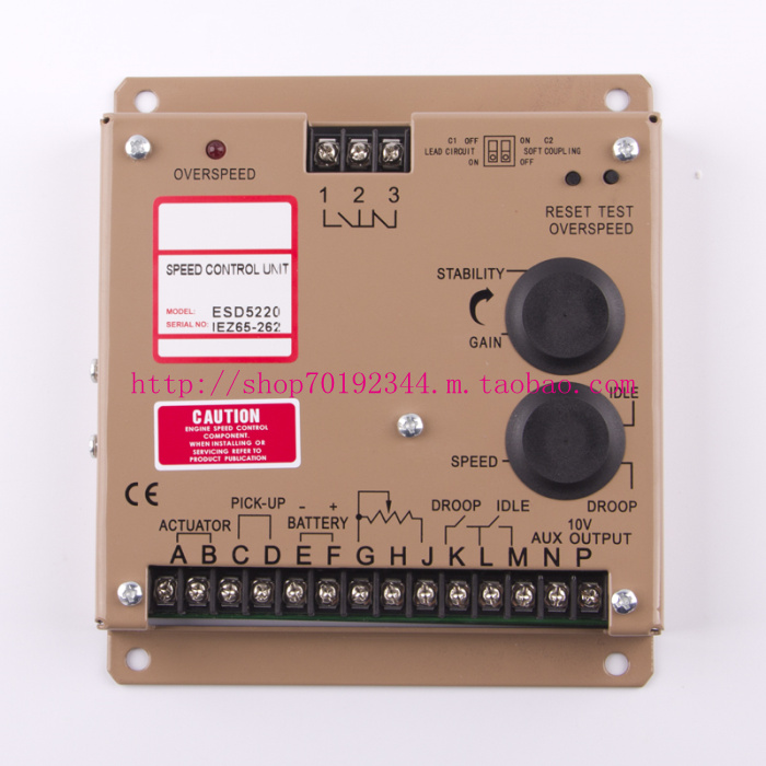 康明斯发电c机组GAC控制板ESD5220E单三相交流电机调速器380V220V