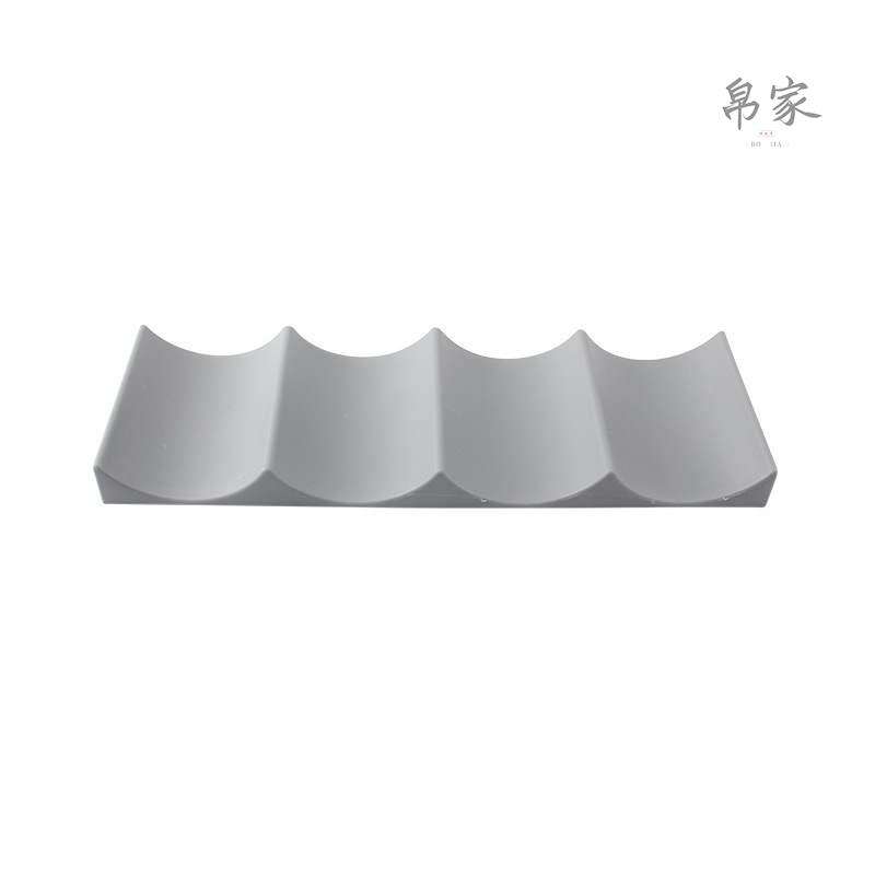 新红酒收纳层架简约家用塑料置物架创意饮料酒瓶冰箱摆放置放架酒