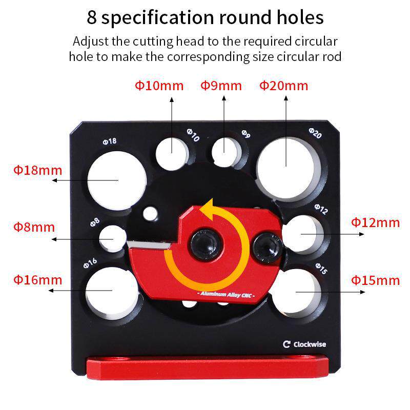 Adjustable Dowel Maker Metric 8mm-20mm with Carbide Blade El