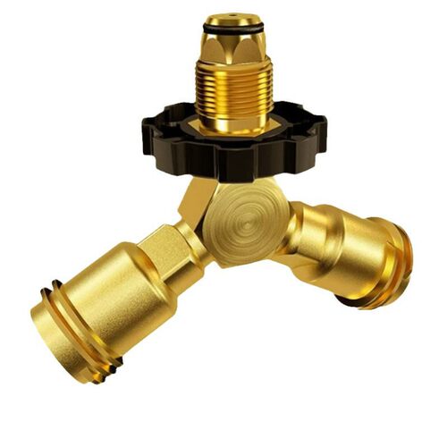 厂家亚马逊北美QCC1/Type1丙烷罐Y型分离器适配器