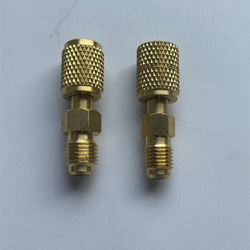 R410A空调制冷铜转换接头 AD87 AD78 1/4SAE 5/16SAE