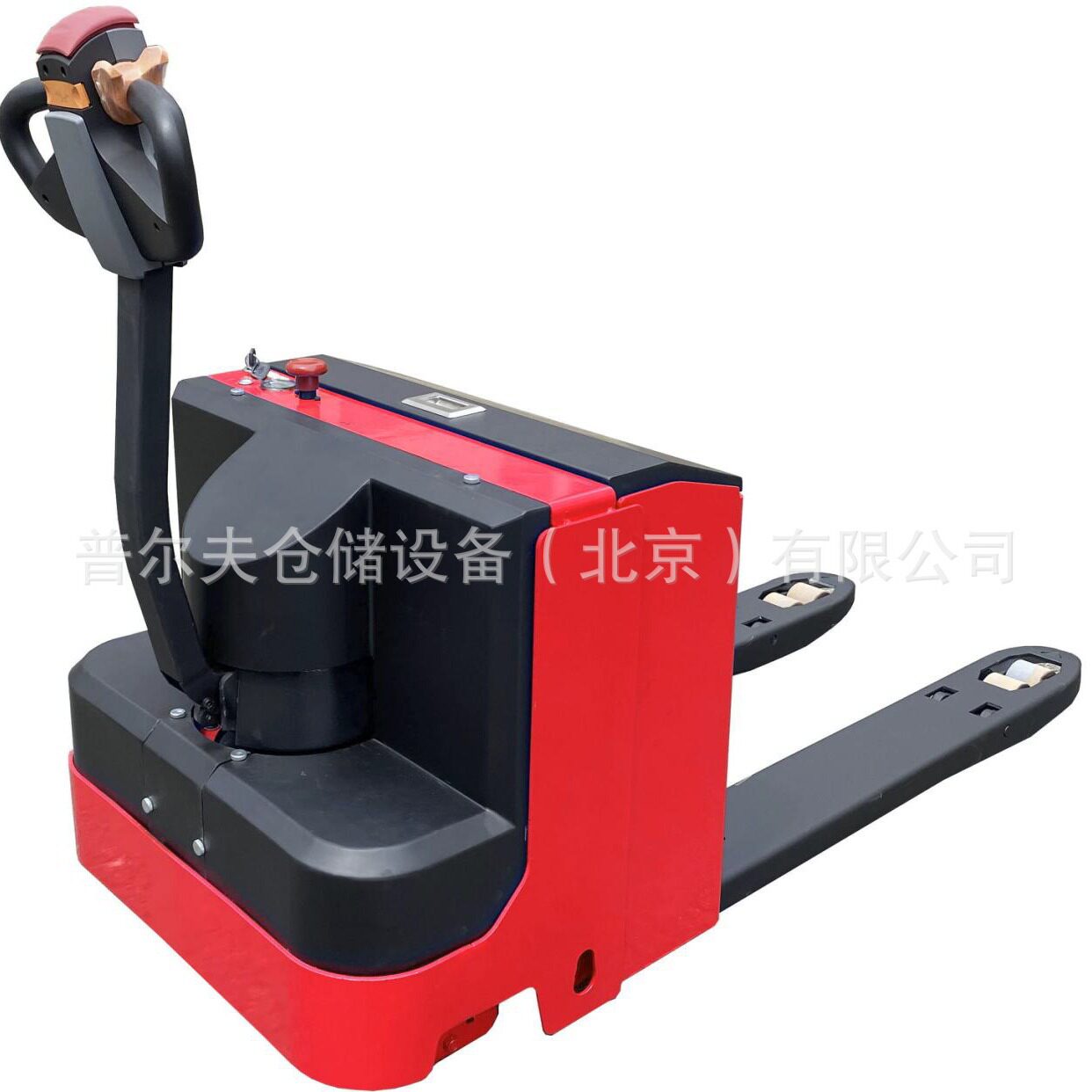 普尔夫2吨2.5吨3吨全电动托盘搬运车电动地牛叉车步行式长手柄