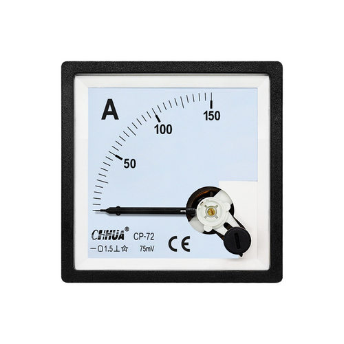 华伟cp-72指针直流电流表dc1a2a3a10a120a直通30/75mv50/75mv