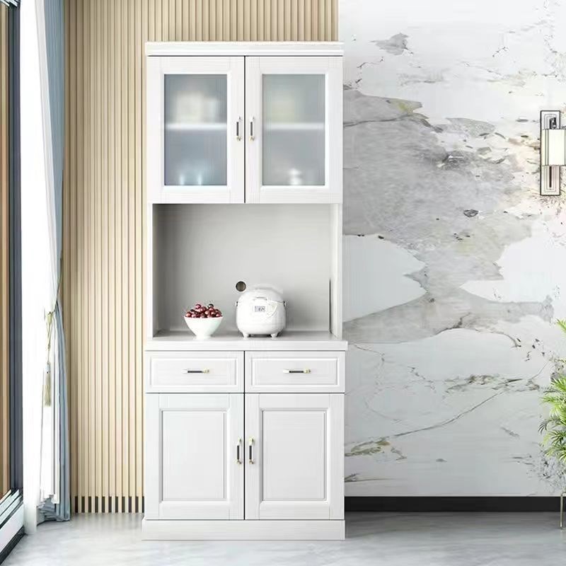 中式实木餐边柜碗橱柜酒柜一体餐厅家用茶水柜厨房收纳储物家具