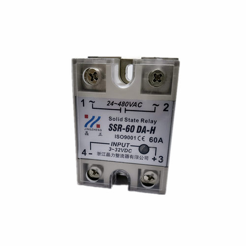 单相固态继电器SSR60DA D4860 直流控交流代替JGX-1 60A继电器60A