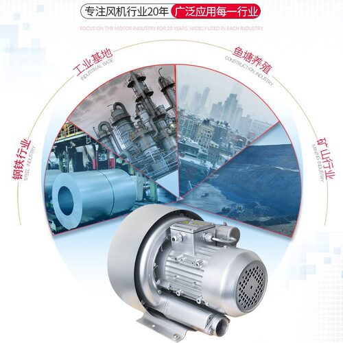 1.5KW防爆高压风机漩涡气泵BT4离心CT4粉尘旋涡式矿用吸气鼓风机
