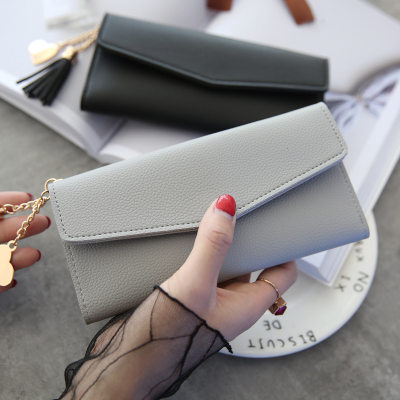 网红2022 Fashion Women Wallets Simple Zipper Purses Black Wh