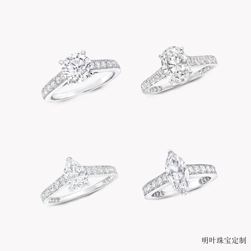 格拉夫鸽子蛋钻戒结婚戒指