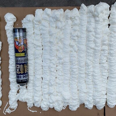 科格发泡b胶100倍管试聚氨酯泡沫750ml整箱泡沫胶填缝剂隔音900克