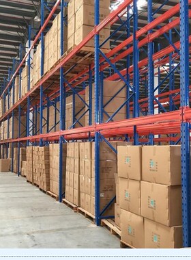 青岛重型仓库货架 货物周转存储立体仓库存放 横梁R货架 翔硕HL02