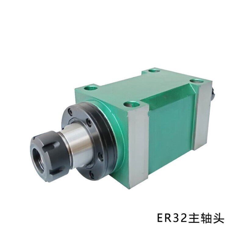 er20/ER25/er32动力头车床主轴头镗铣磨头M切削头铣槽钻孔攻丝ER3