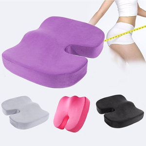 Travel Coccyx Seat Cushion Memory Foam U-Shaped Pillow For C