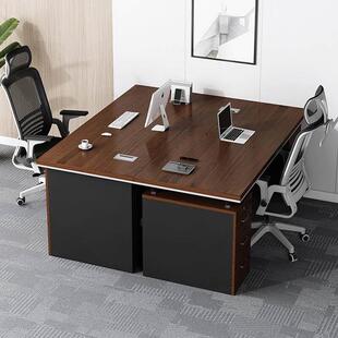 办公桌双人面对面对坐两二2人位组合员工位电脑桌办公室专用桌椅