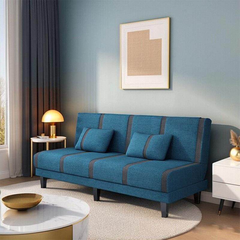 出租房午睡沙发床经济型家用客厅多功能折叠布艺沙发小户型办公室