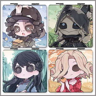 第五二十四节气古董商勘探员园丁红夫人小镜子双面折叠补妆化定制