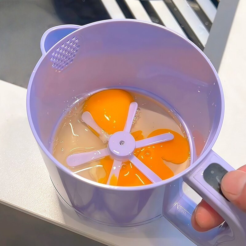 家用多功能电动打发搅拌机洗米淘米杯过滤杯厨房搅蛋杯新款打蛋器