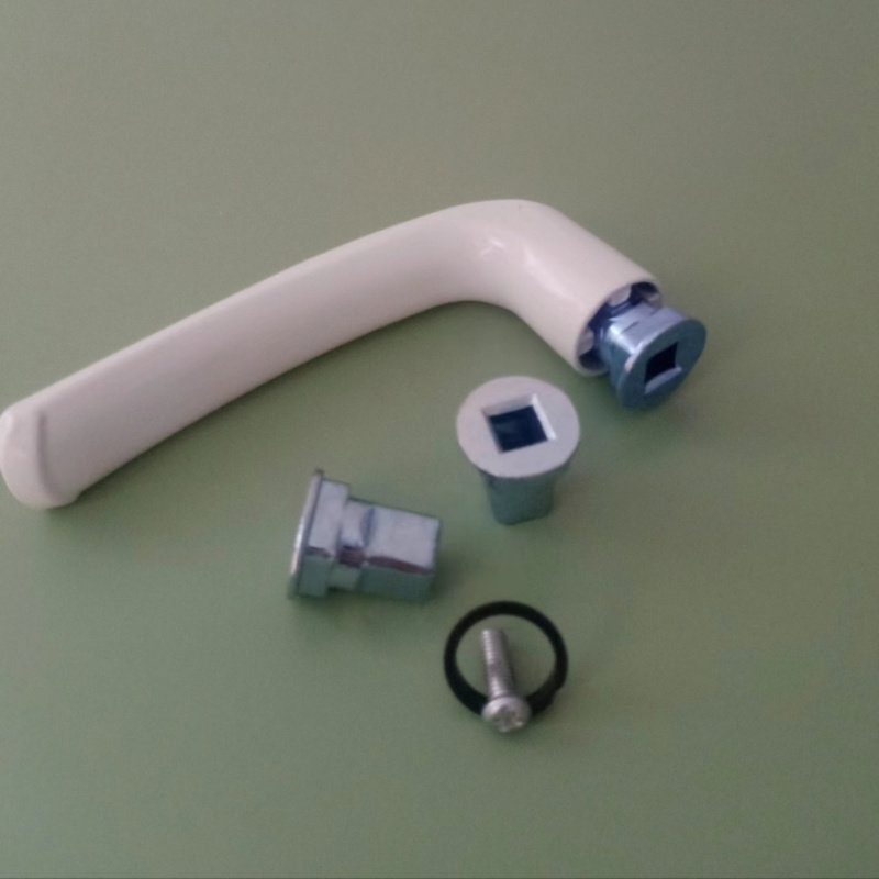 老式加厚通用执手构件断桥铝门窗握把接驳端头门窗启闭拉手配件
