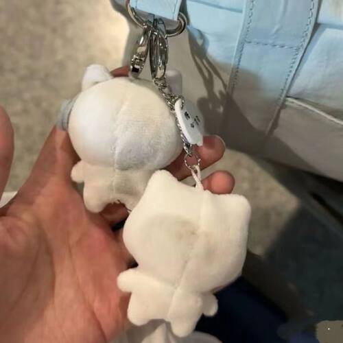 卡通毛绒猫公仔挂件可爱耳机钥匙扣小红书同款包挂饰