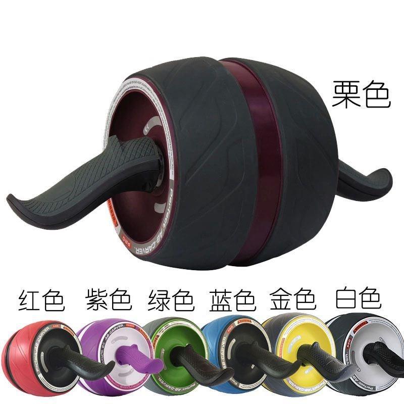 收轮瘦腰腹肌轮健腹轮轮。巨滚体育静音家用用品腹轮健身器材2020
