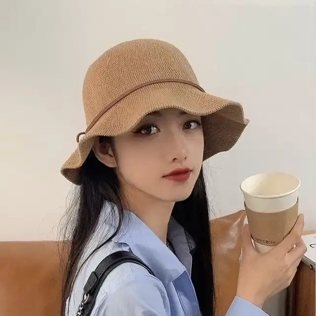春天帽子女中老年人士凉帽夏天妈妈遮阳帽透气防晒老人草帽奶奶太