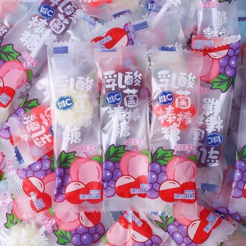 维c乳酸菌棒棒糖可爱颜值水果味糖果儿童高颜值零食幼儿园批发