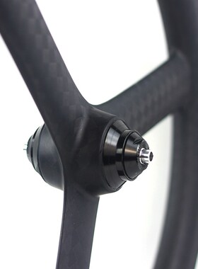 极速16寸c碳纤维折叠三刀轮小布车轮349mm轮组碳刀轮前74后112